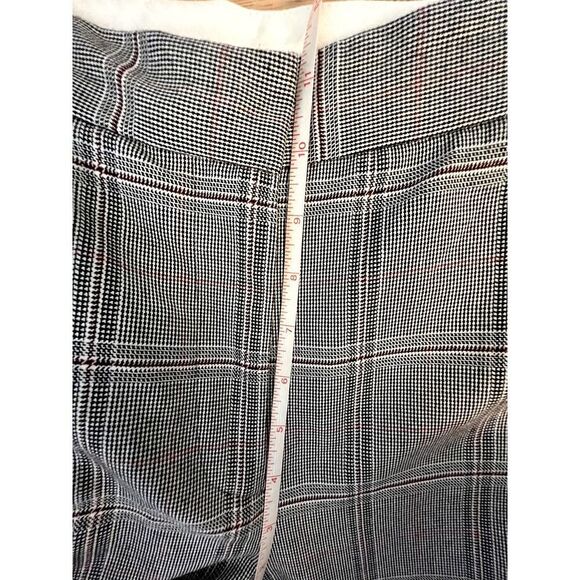 Anthropologie Seen Worn Kept Gray Plaid Skinny High Rise Pant Size 2 - Picture 5 of 7